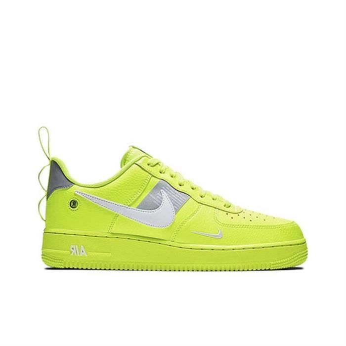 Neon green air force 1 kids on sale