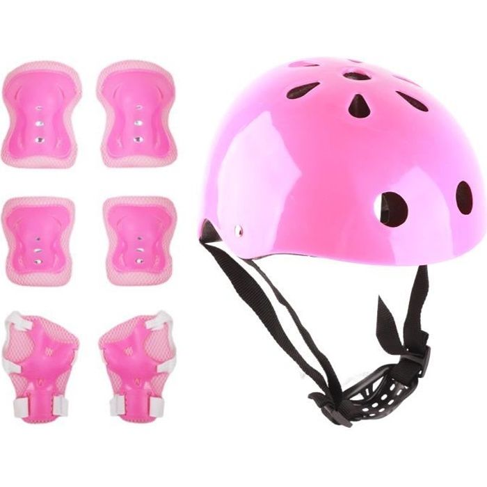 Casque de vélo pour enfant VGEBY - Rose - Protection pour skateboard, cyclisme et roller