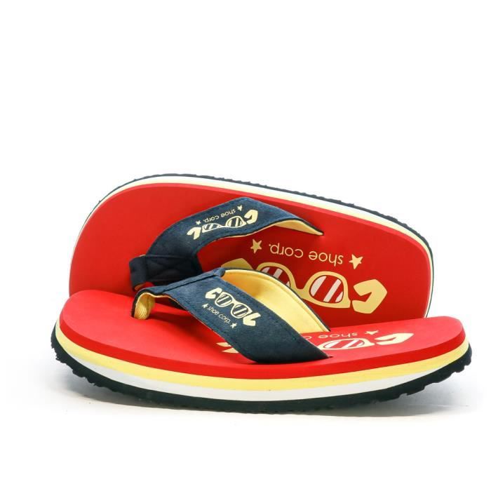 Tongs Rouge/Jaune Garçon Cool Shoe Original