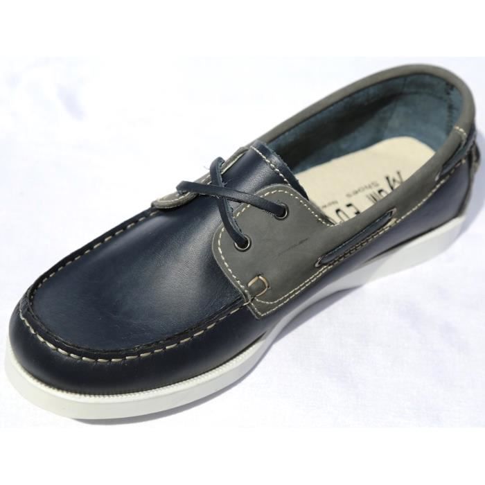 mocassin bleu marine garcon
