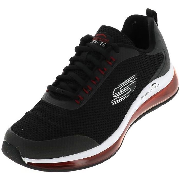 chaussures running mode skech air element 2.0 h - skechers - homme - noir - running