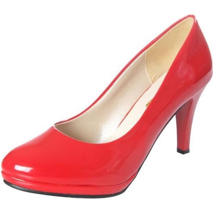 Talon plateforme rouge cheap