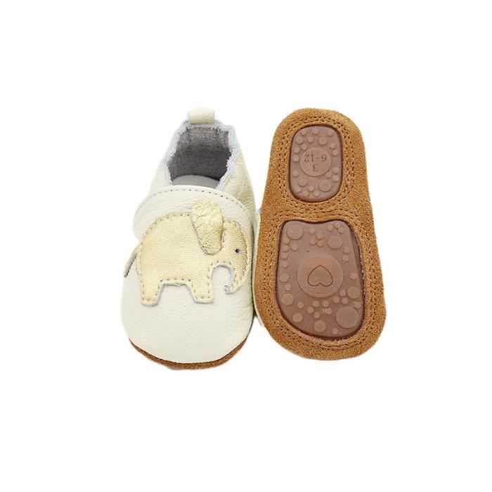 Chaussons Bébé Premier Pas YloveM - Semelle Souple Antidérapante - Dessins Animaux - 4 Saisons