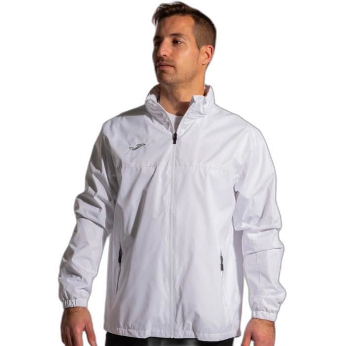 veste imperméable joma montreal - homme - football - blanc - xl - respirant - montagne