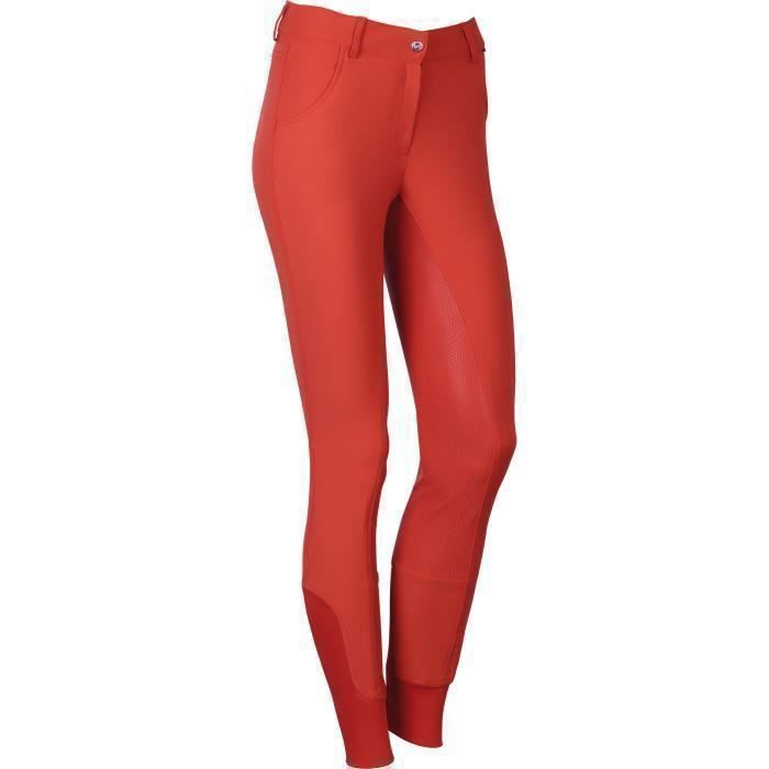 Pantalon équitation femme Harrys Horse TUranga Full Grip - terracotta - 40