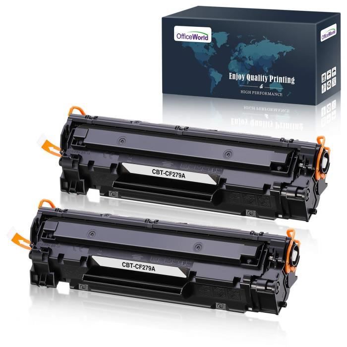 PACK 2 Toners compatible HP CF279A 79A pour HP LaserJet Pro MFP M26nw M26a  M12w M12a (2 Noir) - Cdiscount Informatique