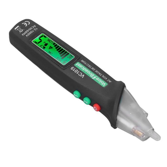 Testeur De Tension Clôture électrique Portable - Détecteur Sans Contact 1000-10000V - Pour Ferme, Agricole