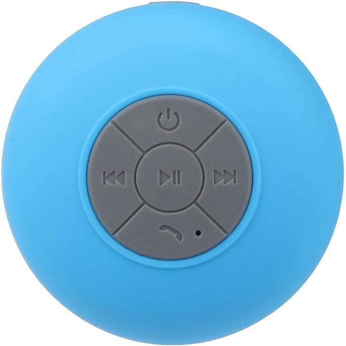 Enceinte Bluetooth Douche - Étanche IPX7, Son Stéréo, Micro Intégré, Musique Sous La Pluie !