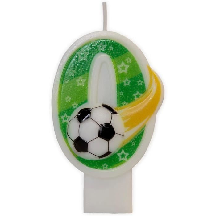 Bougie D'anniversaire Verte - Chiffre 9 | France Effect