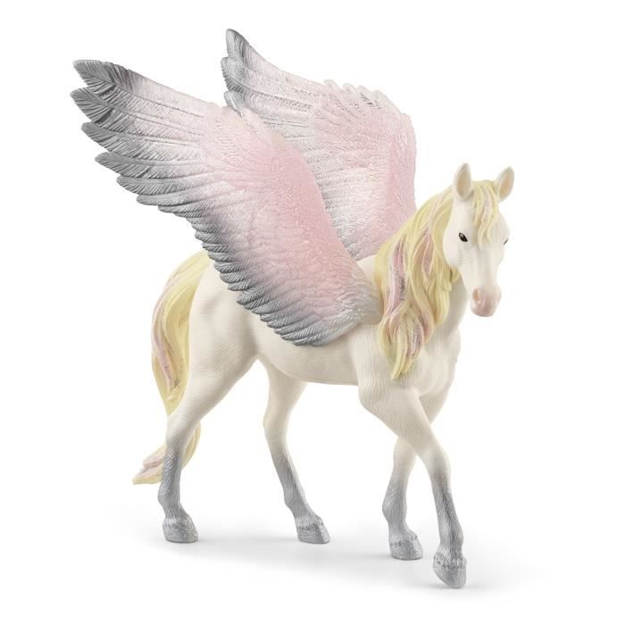 Figurine Pégase SCHLEICH bayala - Ailes roses et argentées - Pour enfant à partir de 5 ans