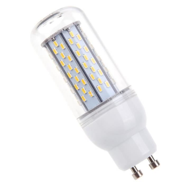 GU10 7W LED 3014 SMD 120 ampoule de maïs lampe A economie d'energie 360 degres blanc chaud 85