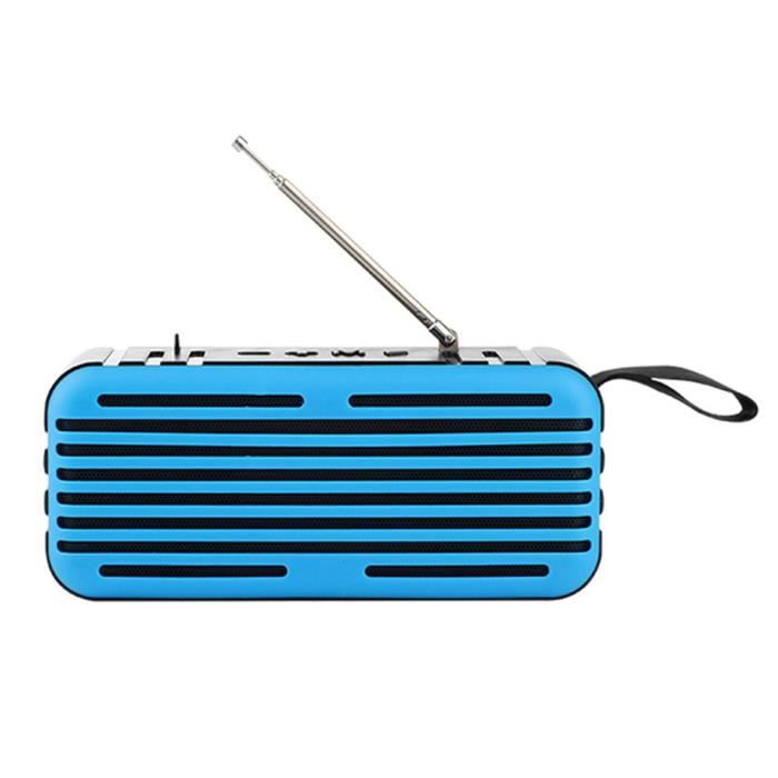 Haut-parleur Bluetooth, avec lumière LED, mini boîte à musique portable