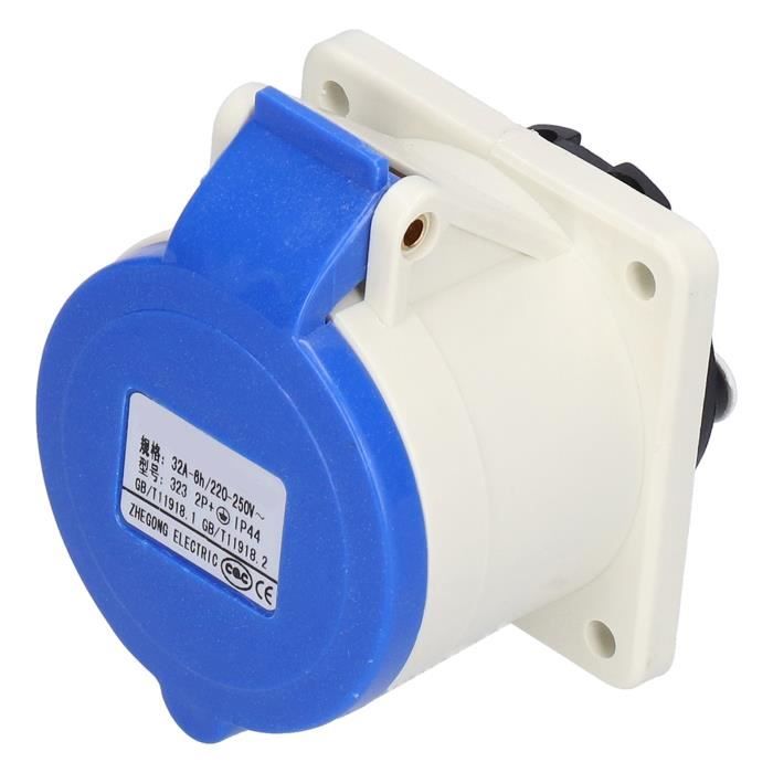 Persist-fiche De Raccordement Prise De Courant Industrielle 380-415V 32A 53P N E IP44 étanche à