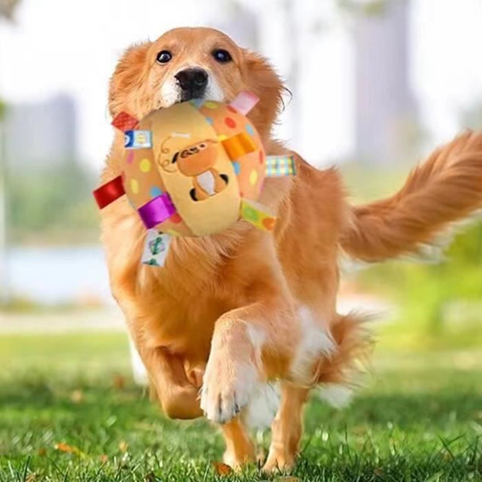 Comparer les prix de SURENHAP Jouet de balle de chien Balle à mâcher pour chien, jouet interactif et , son de santé amélioré, à animalerie jouet Chien