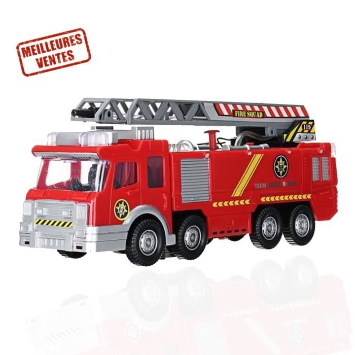 Jouets Camion,7 en 1 Camion de Pompier avec Modèle Pompier,Camion de  Pompiers de Secours d'urgence pour Cadeau Enfants