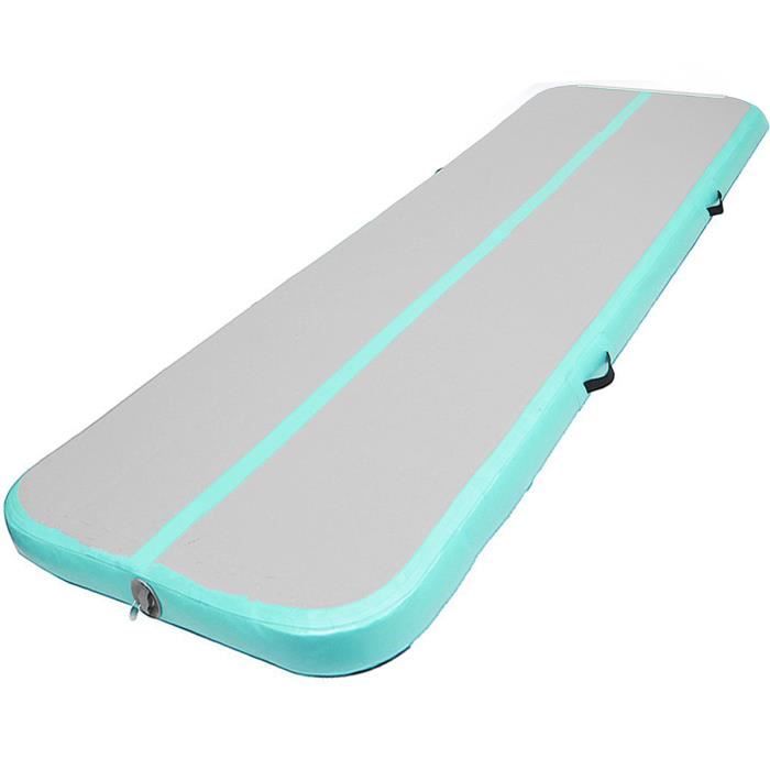 YOCAPE Air Piste Gonflable Tapis de Gymnastique Entra/înement Olympiques Artistique Aptitude D/ébutant Sol Air Piste Tumbling Tapis Trampoline Gym des nattes avec Pompe 2M*1M