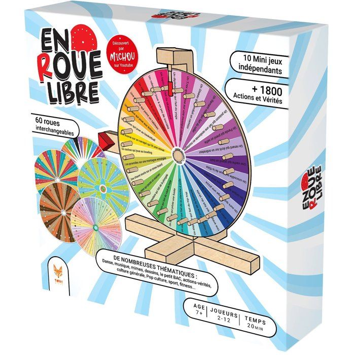 Jeu de Société Topi Games En Roue Libre – 2 à 6 Joueurs - vue 2