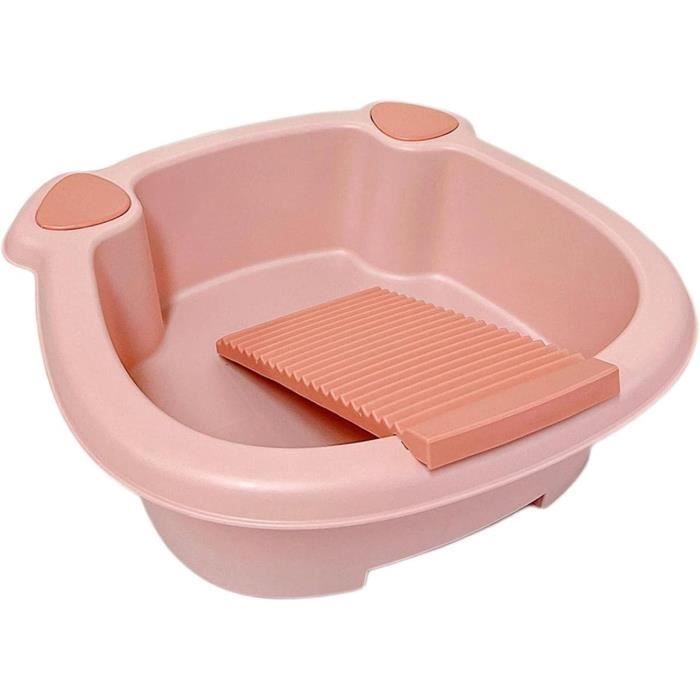 Planche à Laver En Bois - Pour Linge Et Sous-vêtements - Anti-dérapante, Facile à Tenir (50 Cm)