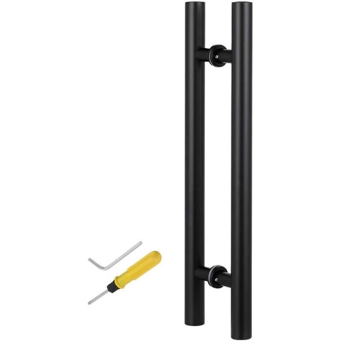 Poignée De Porte De Douche Double Face Push-Pull Poignée Pour Porte En