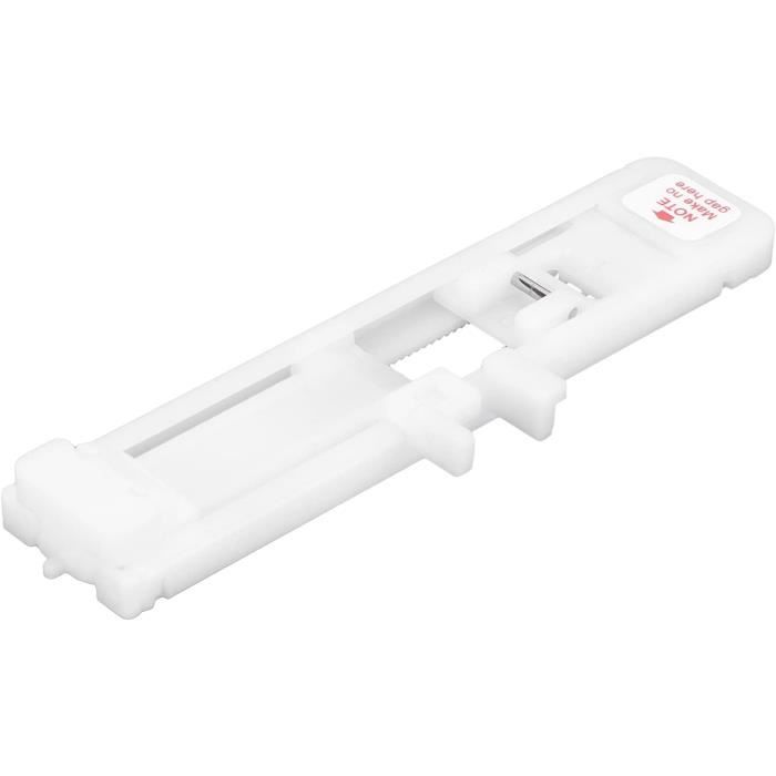 Lot De 2 Pieds Presseurs Boutonnière 4 Étapes – Compatible Singer, Brother, Janome, Elna, Juki – Snap-on Plastique Robuste