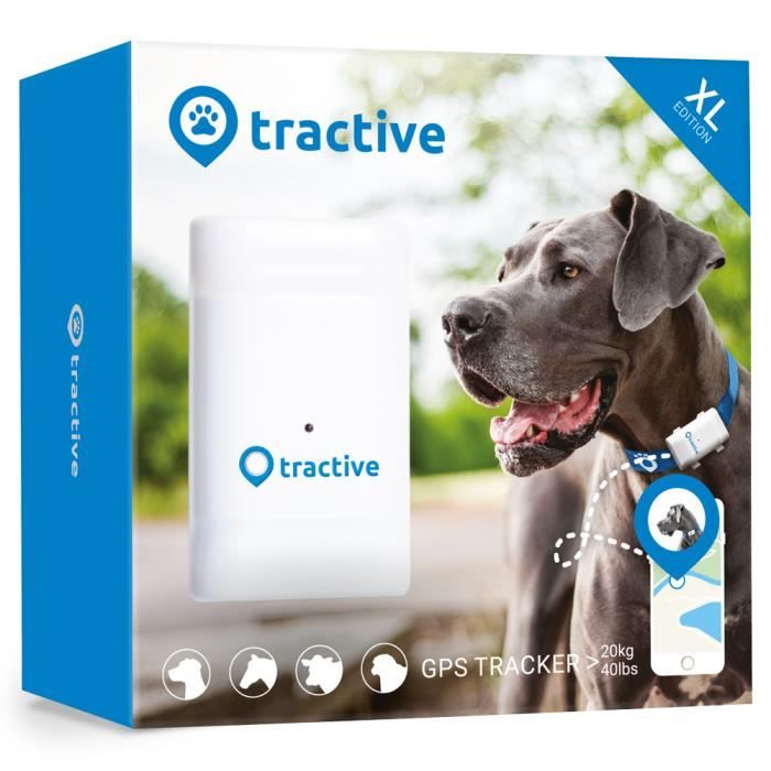 Traceur GPS pour chien de grande taille Tractive XL - traceur gps