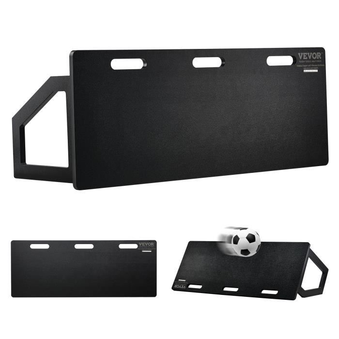 VEVOR PLANCHE À REBOND MUR DE FOOTBALL POUR ENFANTS ET ADULTES PEHD 2 ANGLES 115X45CM