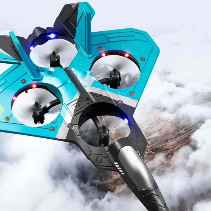 VINGVO Avion Télécommandé 2.4GHz RC Avion EPP Mousse Argent Distance De Contrôle Haute Vitesse