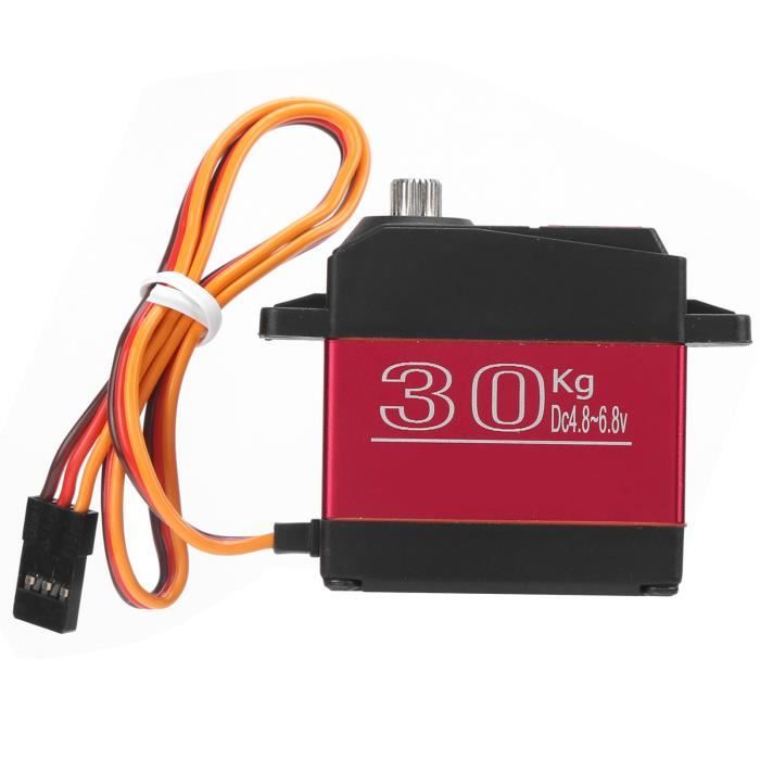 Servo étanche VGEBY Avec Engrenages Métalliques – Pour TRX4M 1/18 – 3 Bras Servo Fournis – 4,5 Kg.cm