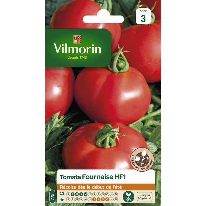Comparer les prix de VILMORIN Tomate Fournaise HF1 Sachet de graines - Création Vilmorin
