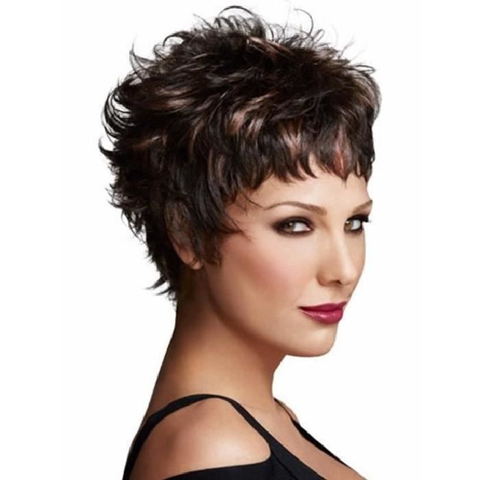 perruques cheveux naturels courts