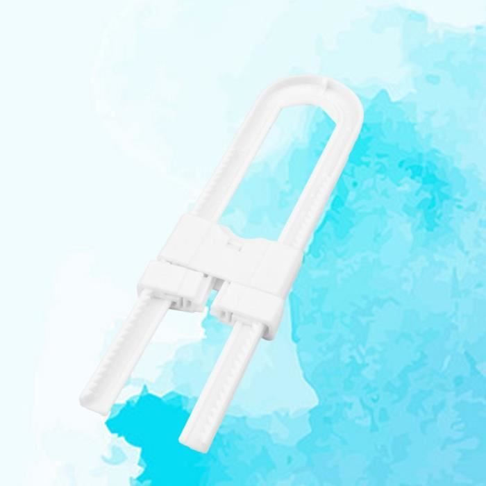 Decdeal Bloque Porte Securite Des Enfants Armoire Serrures Adhesif Sans Percage Bebe Epreuvage Sangle Reglable Serrure Double Action Multi Usage Loquets Pour Tiroirs Placards Commode Refrig Eac Bloque Placards Et Loquets Bebe Et Puericulture