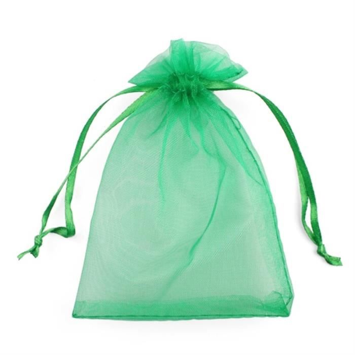 5 Grands Arcs De Traction 8 Pouces Bord Doré - Emballage Cadeau Organza Bleu Foncé