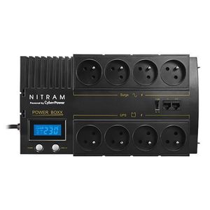 Onduleur Nitram Elite Value 800E Pour Ordinateur Neuf état Démonstration