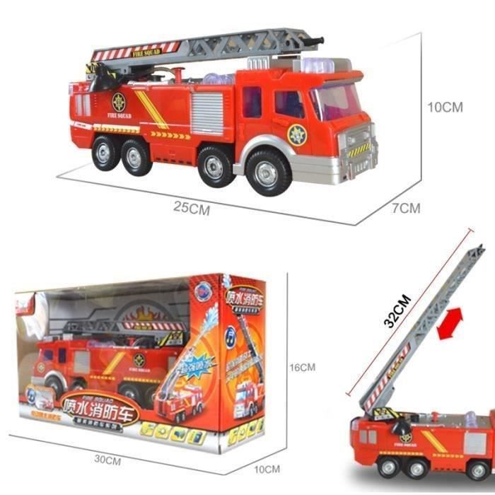 Camion de pompiers,Voiture robot transformable,Jouet de sauvetage  télécommandé pour enfants de 4 à 12 ans,Jouet camion de pompiers,Véhicule  de jeu télécommandé pour enfants, d'anniversaire, de Pâques : :  Jeux et Jouets