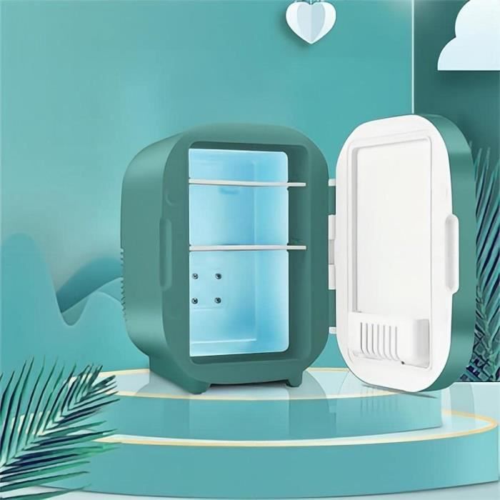 Mini Frigo Portable, 4 Litres -6 Boîtes Boissons & Soin De La Peau Mini