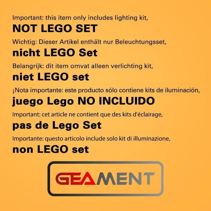Kit d'éclairage LED pour Lego-10316 Le Seigneur des Anneaux:Fondcombe  Modèle de Blocs de Construction Jeu de lumière LED Compatibl - Cdiscount  Jeux - Jouets