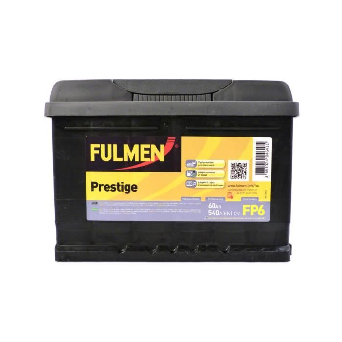 FULMEN Batterie 540A 60Ah FP6 - Cdiscount Auto