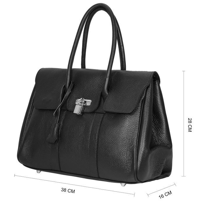 Sac A Main CHLOLY Sac a main cuir femme Mirada Italie Couleur Rouge Cdiscount Bagagerie Maroquinerie
