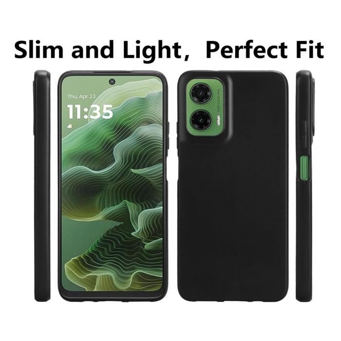 Coque En Silicone Transparente Pour Motorola Moto G35 5G - Protection Anti-Choc Et Anti-Rayures - Design Minimaliste
