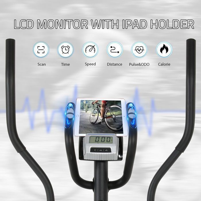Vélo elliptique crosstrainer ISE Pékin SY-9801