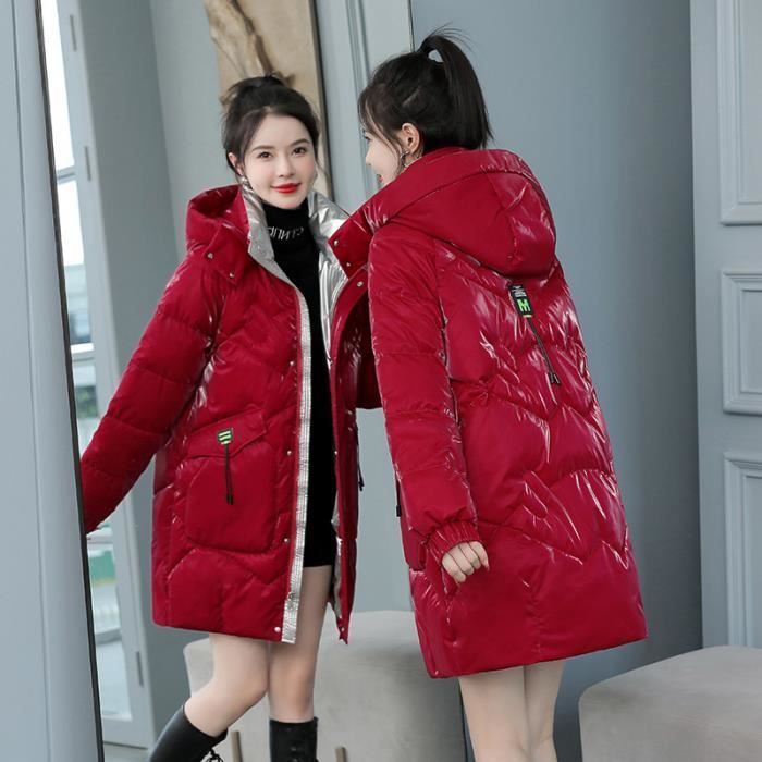 Doudoune top couleur bordeaux