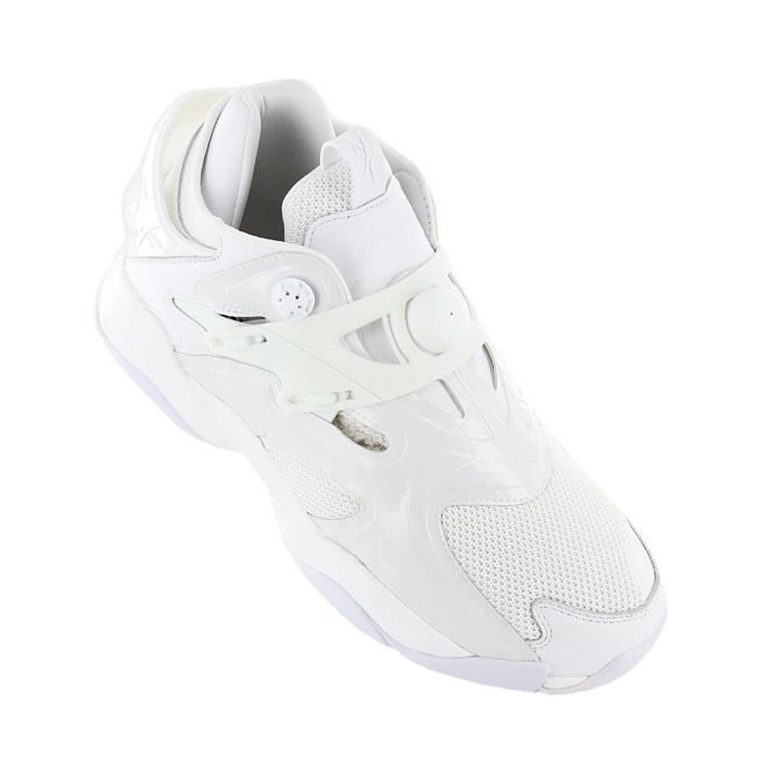 Baskets Mixte REEBOK PUMP COURT JUUN.J H69059 Sneakers Chaussures Blanc Cdiscount Chaussures