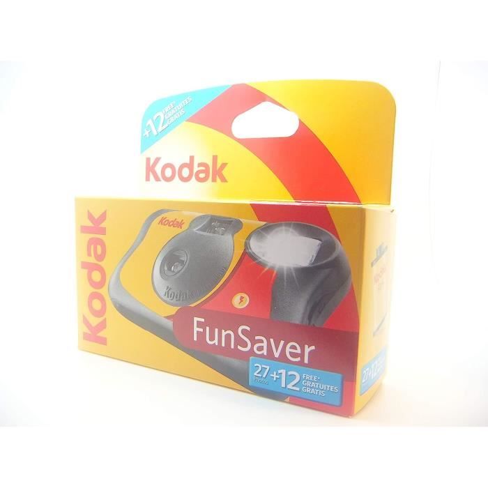 Kodak - Appareil photo jetable avec flash - 27 + 12 photos