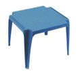 Table empilable en plastique pour enfant - AC-DÉCO - 51 x 56 x H 44.5 cm - Bleu-2