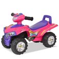 13282|HOME* - JOLI Multicolore VTT pour enfants avec son et lumière Rose et violet ,Polyvalente & Haut qualité ,60 x 38 x 42 cm-2