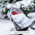 Chancelière bébé pour voiture - TOTSY BABY - Couverture enveloppante hiver 80x87 cm - Animaux aquatiques - Mixte-2