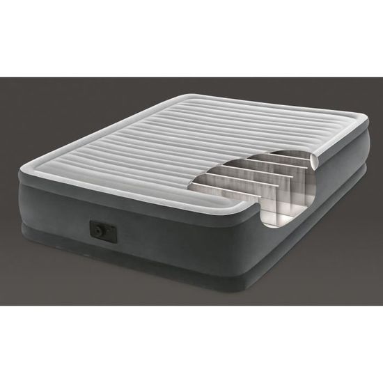 intex matelas gonflable 152x203 technologie fiber tech 46 cm comfort plush achat vente lit gonflable airbed cdiscount
