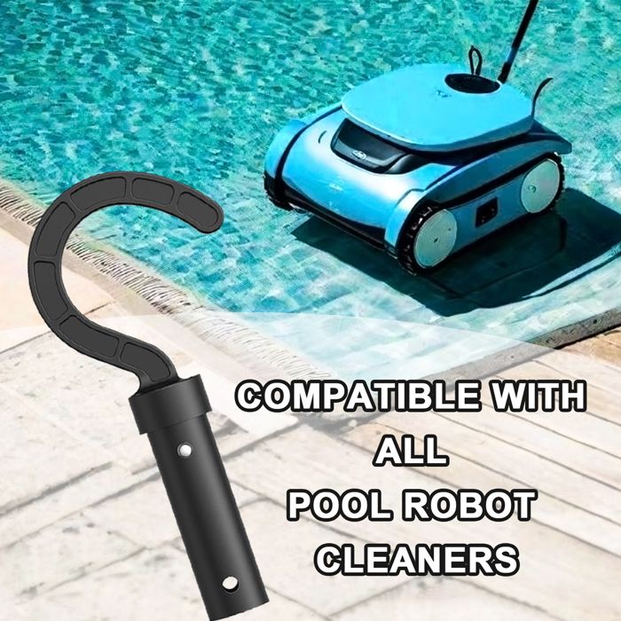 Crochet Pour Robot De Piscine - Accessoire De Rangement Pour Barre Télescopique, Compatible Avec La Plupart Des Nettoyeurs