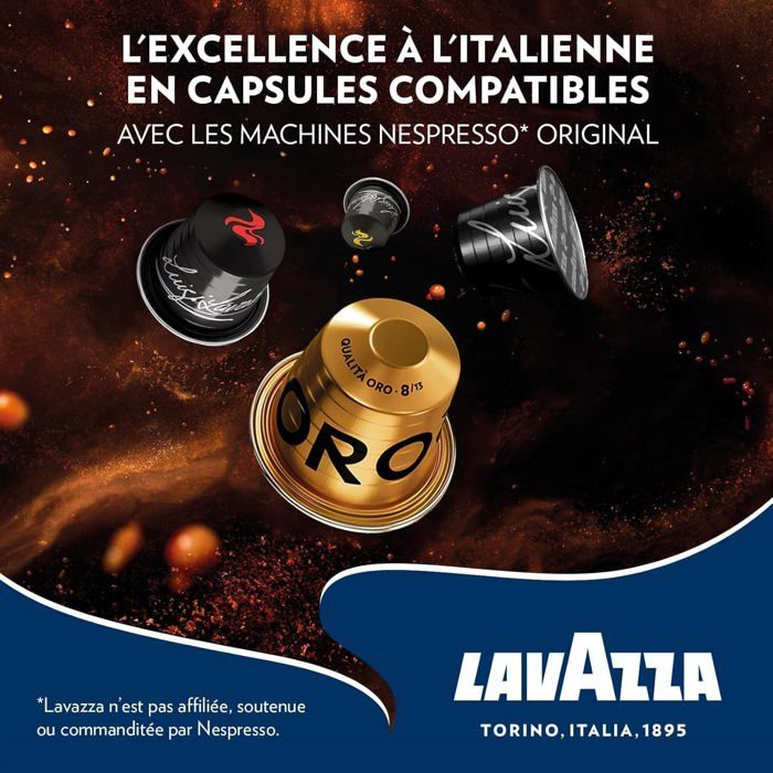 Lavazza A Modo Mio Coffee Pods Espresso Dek Cremoso, Decaf - 16 Pack Of