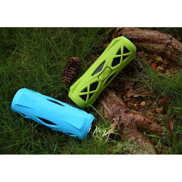 awei Y526 TWS Mini haut-parleur Bluetooth extérieur portable (vert armée